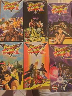 Street Fighter πλήρης σειρά συλλογή αυθεντικών manga βίντεο σαν καινούργια