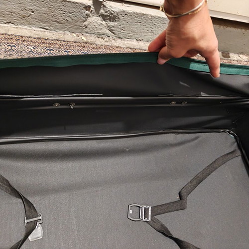 Large suitcase, green
