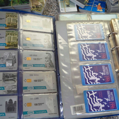 Ote phone card collection like new, about 650 pieces 1992-2004
