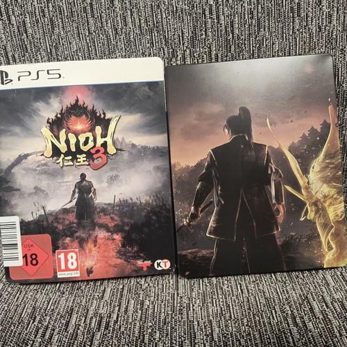 Nioh 3 Steelbook edition PS5 game, excellent condition