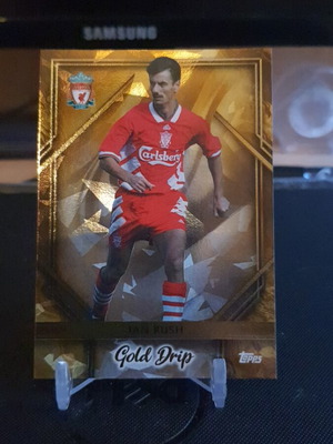 Topps Liverpool Team Set 2023-24 Ian Rush Gold Drip Cracked Ice like new