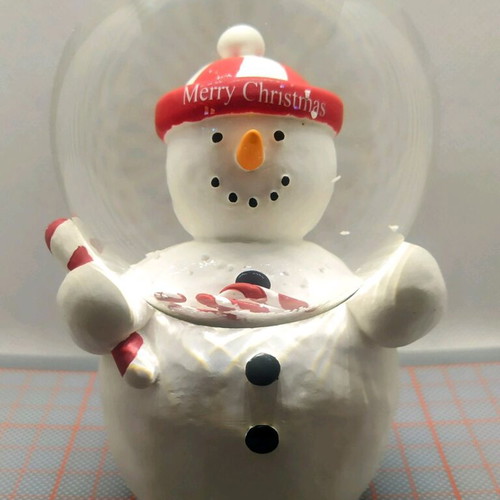 Hallmark snowman snowglobe like new