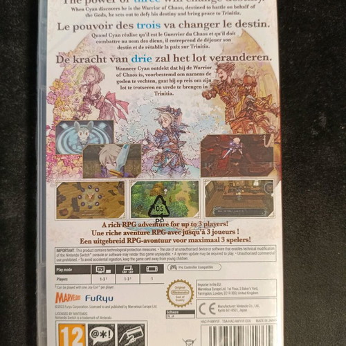 Trinity Trigger Nintendo Switch new, sealed
