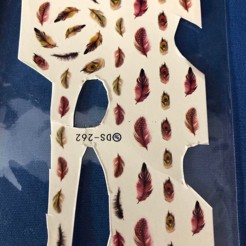 Nail Stickers Set 2 Pieces Water and 3D Used