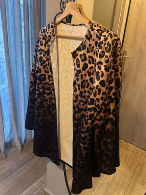 Ζακέτα animal print Decoro σαν καινούργια, S/M, μαύρο και καφέ