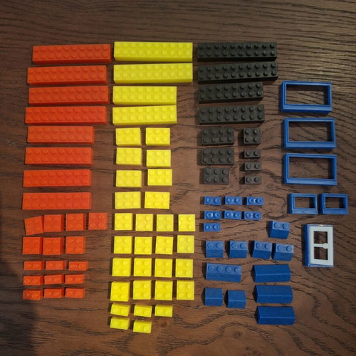 Vintage EPA building blocks used, very good condition