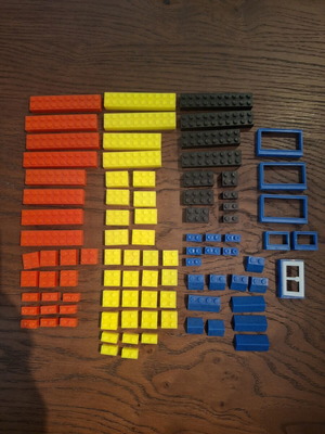 Vintage EPA building blocks used, very good condition