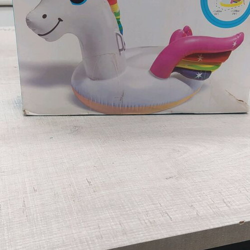 Unicorn pool float used, by Intex
