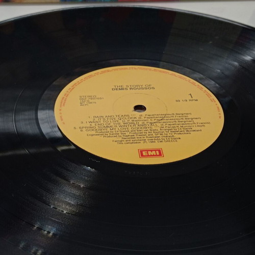 The Story Of Demis Roussos Vinyl LP 1989 near mint