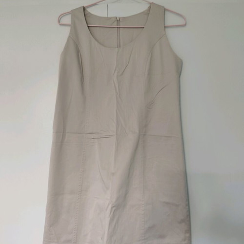 Cotton dress small medium like new beige