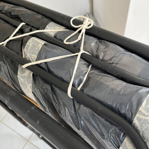 Folding Bed with Wooden Anatomical Slats Retigritti like new