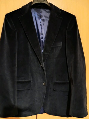 Men's jacket new, size Large, blue