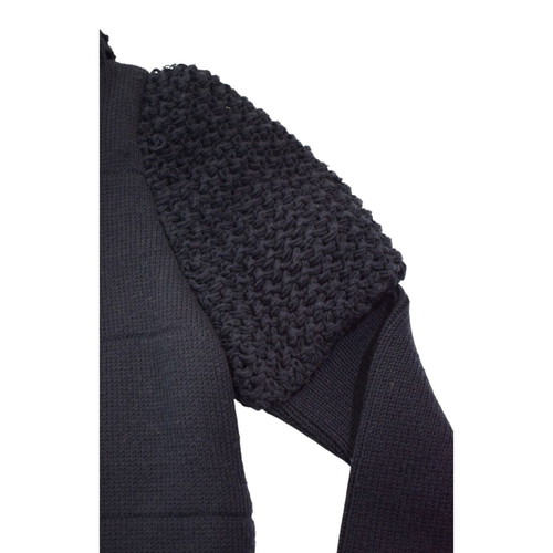 Red Valentino dark blue 100% wool knitted cardigan with lining, size L