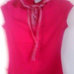 Sleeveless top with pattern