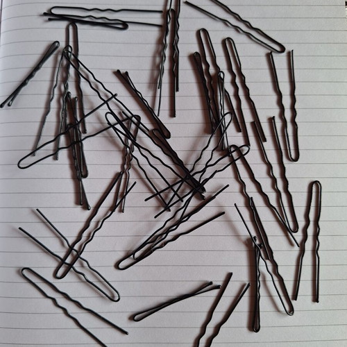 Hairpins, pack of 36, black