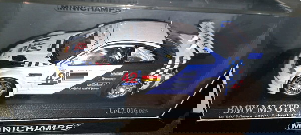 BMW M3 E46 GTR MINICHAMPS 1/43 LIMITED EDITION