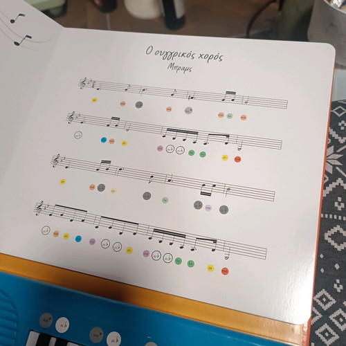 Book with keyboard like new, Playing classical music