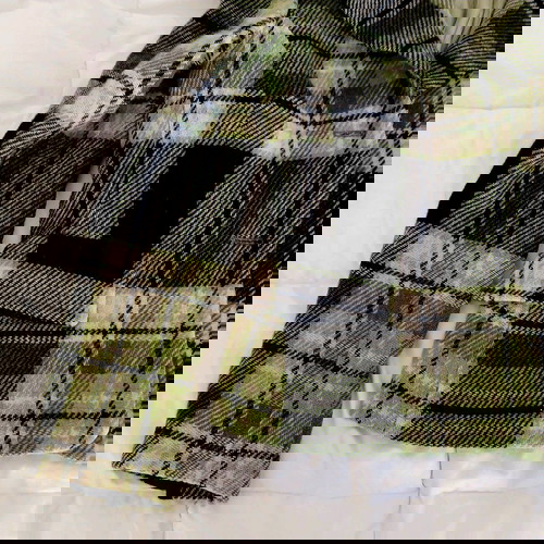 Γυναικείο vintage μάλλινο καρό σακάκι Νο S/M μεταχειρισμένο