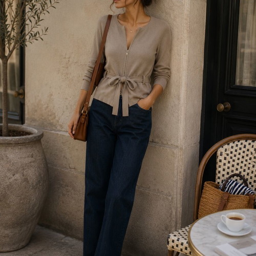 Esprit jacket in beige color