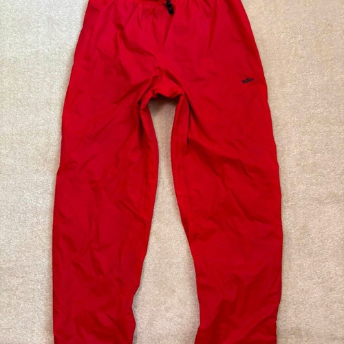 Fjällräven HC Hydratic Trail waterproof pants, size L, red