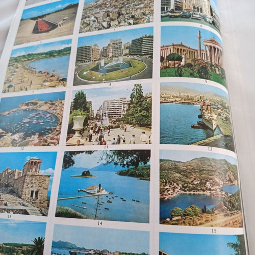 Vintage geographic atlases of Europe and Greece, Nikodimos editions, set of 2