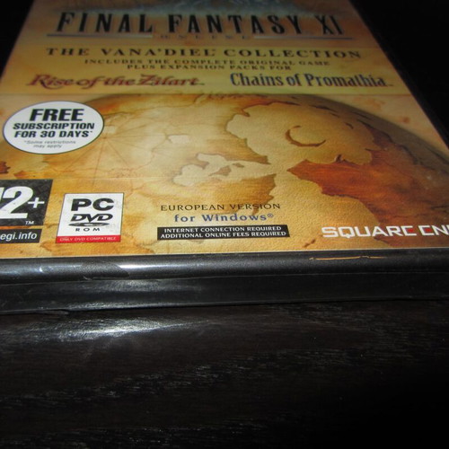 Final Fantasy XI Online The Vana'diel Collection PC DVD new sealed