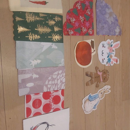 Collection of 74 new napkins with themed designs