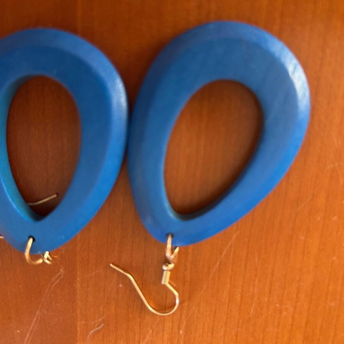 Wooden earrings new, set of 3, gift packaging