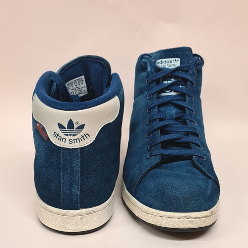 Adidas Stan Smith Winter boots used, blue suede, size 46