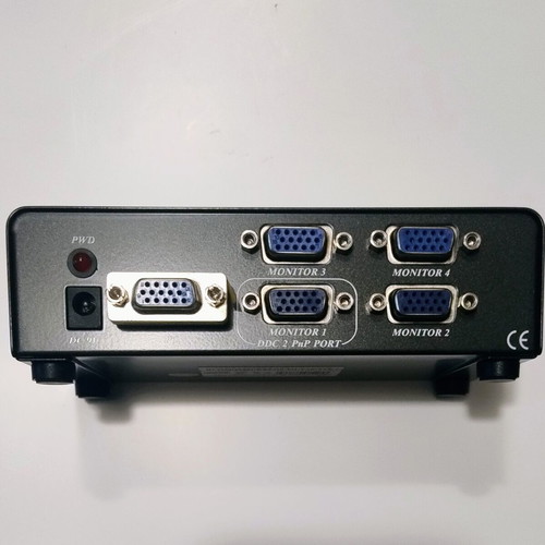 VGA 4 Port Video Splitter 150MHz Jonig CMP-SWITCH95 like new