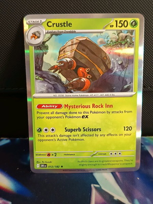 Pokemon TCG Crustle 012 Holo Destined Rivals като нов