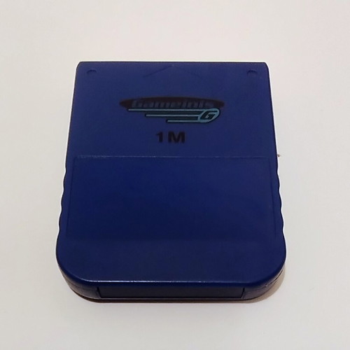 PlayStation memory card 1MB Gameinis like new, blue