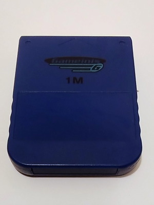 PlayStation memory card 1MB Gameinis like new, blue