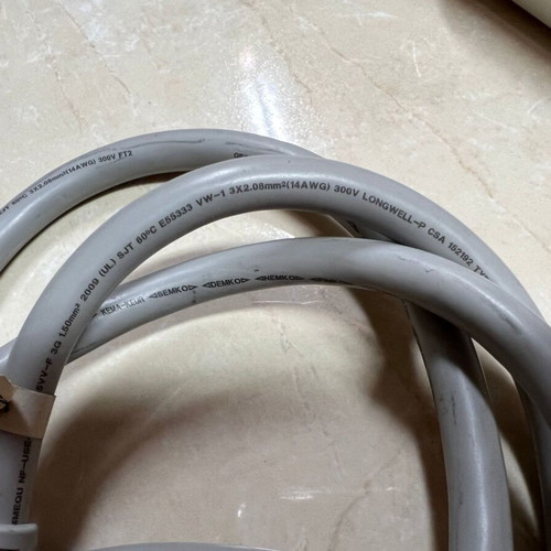 IEC320/C20 16A plug used in power strip with 5 schuko sockets