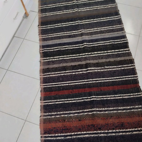 Woven traditional handmade rug new 215x65 cm