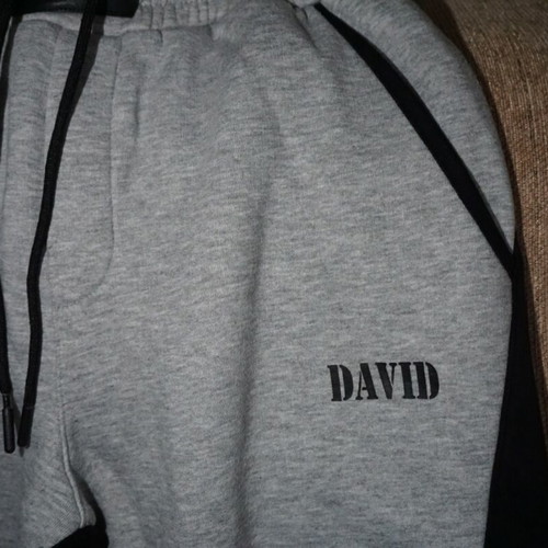David & Gerenzo jogger pants like new, grey and black