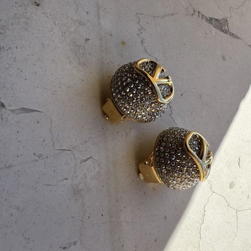 Valentino Garavani earrings with Swarovski stones new