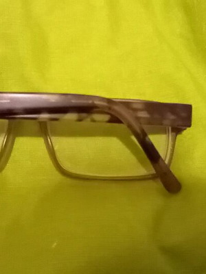 Myopia glasses used, gray with tortoise arms
