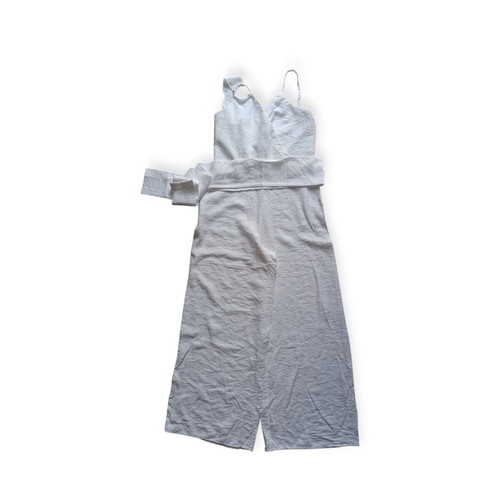 Le Vertige women's white jumpsuit size small like new with belt