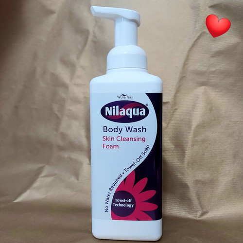 Nilaqua Body Wash 500ml – Waterless Body Cleanser