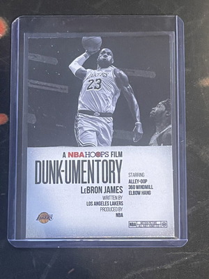 Dunk-umentory LeBron James Topps κάρτα σαν καινούργιο