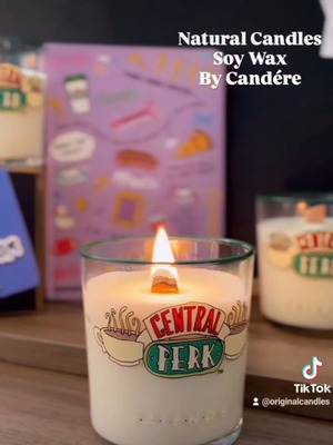 Themed natural soy candle Friends Vanilla Bourbon new
