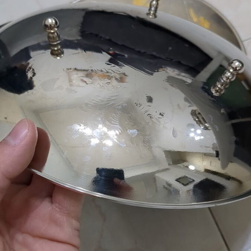 Stainless Steel Platters used with Gold 24K Deloux