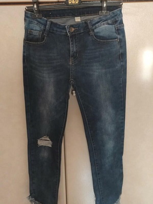 Women's denim jeans like new, size L, blue
