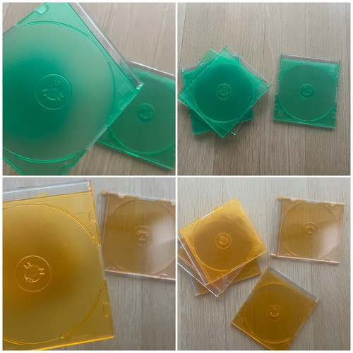 Retro style CD/DVD cases like new, pack of 25