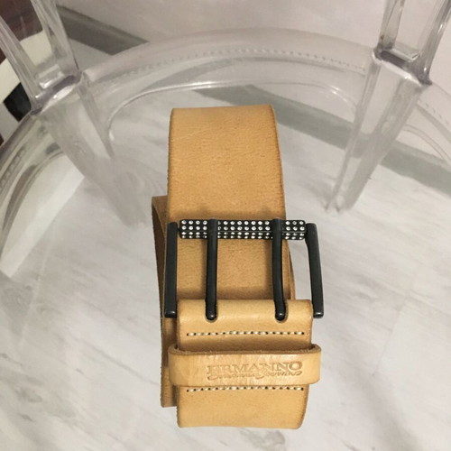 Ermanno Scervino leather belt like new, brown, size 70