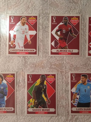 Panini World Cup 2022 Extra Stickers pack of 12 like new