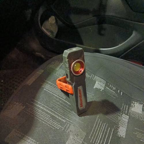 Multifunctional rechargeable flashlight used