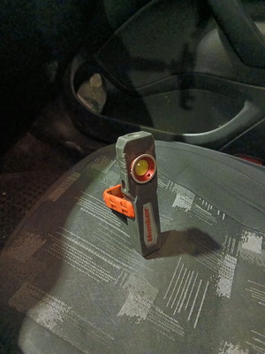 Multifunctional rechargeable flashlight used