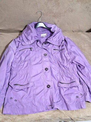 Women's jacket used, size 50, purple-lilac, thin